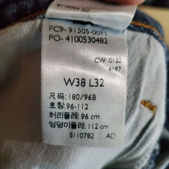 Signature By Levi Strauss Jeans Men 38x32 Blue Bootcut Stretch Denim *NWT* - Picture 6 of 16